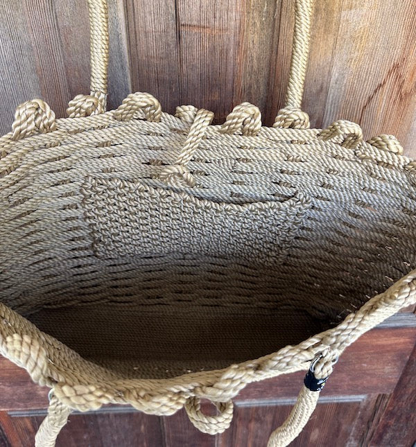 Travel Bag handwoven rope bag by Nomadic State of Mind, view 12