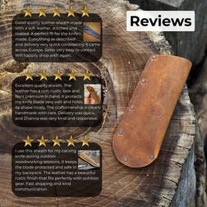 Universal Leather Sheath for Knives