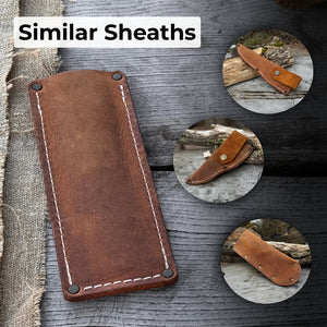 Universal Leather Sheath for Small Knives