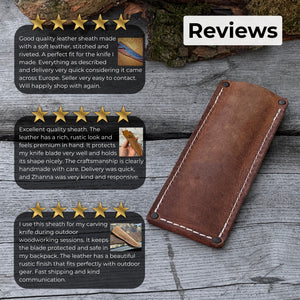 Universal Leather Sheath for Small Knives