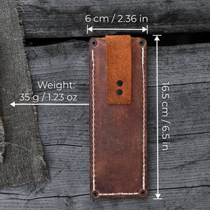 Universal Leather Sheath for Small Knives
