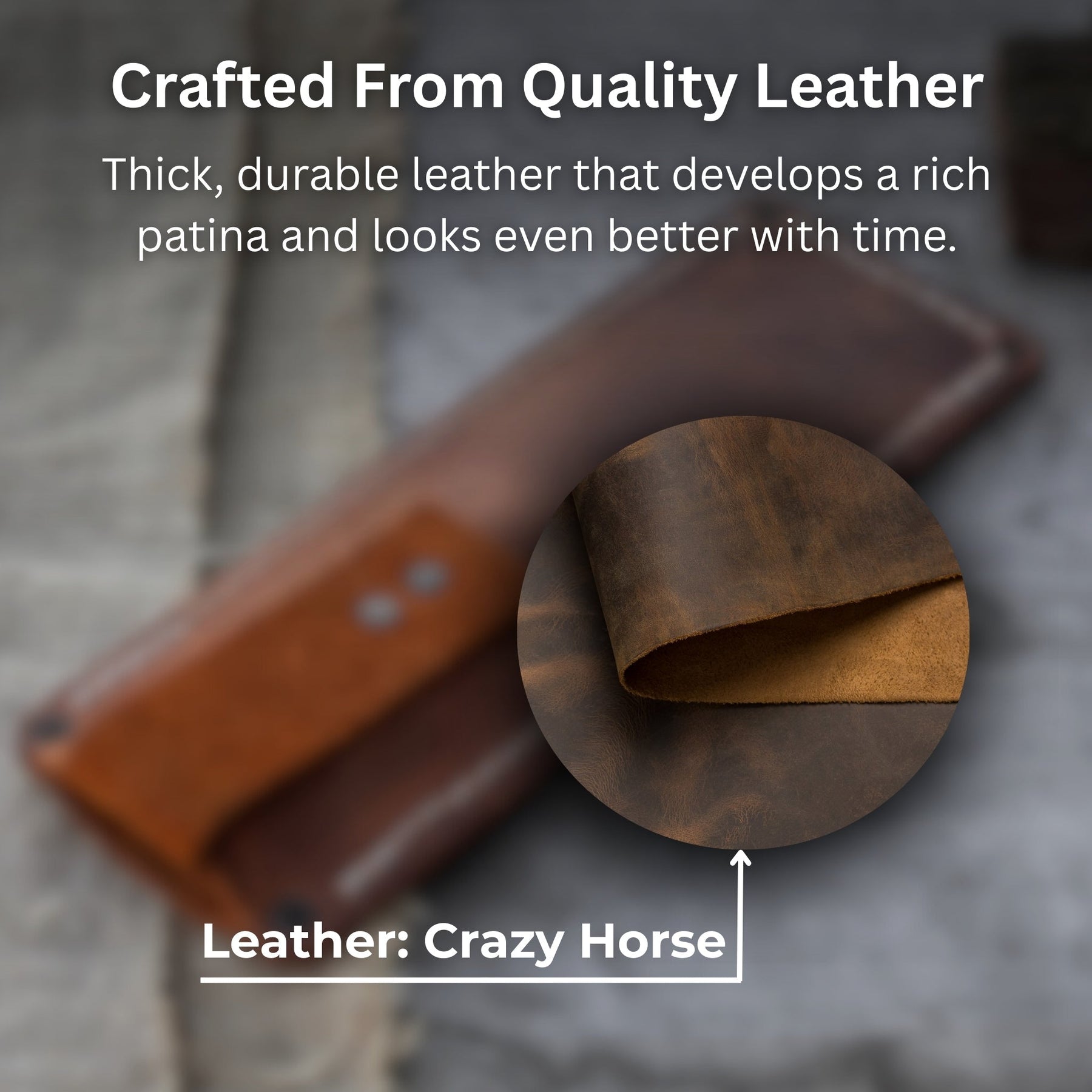 Universal Leather Sheath for Small Knives