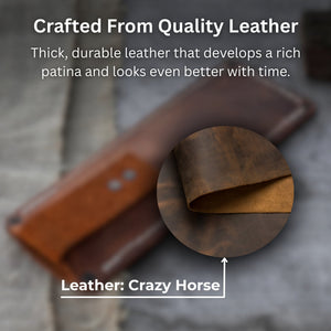 Universal Leather Sheath for Small Knives