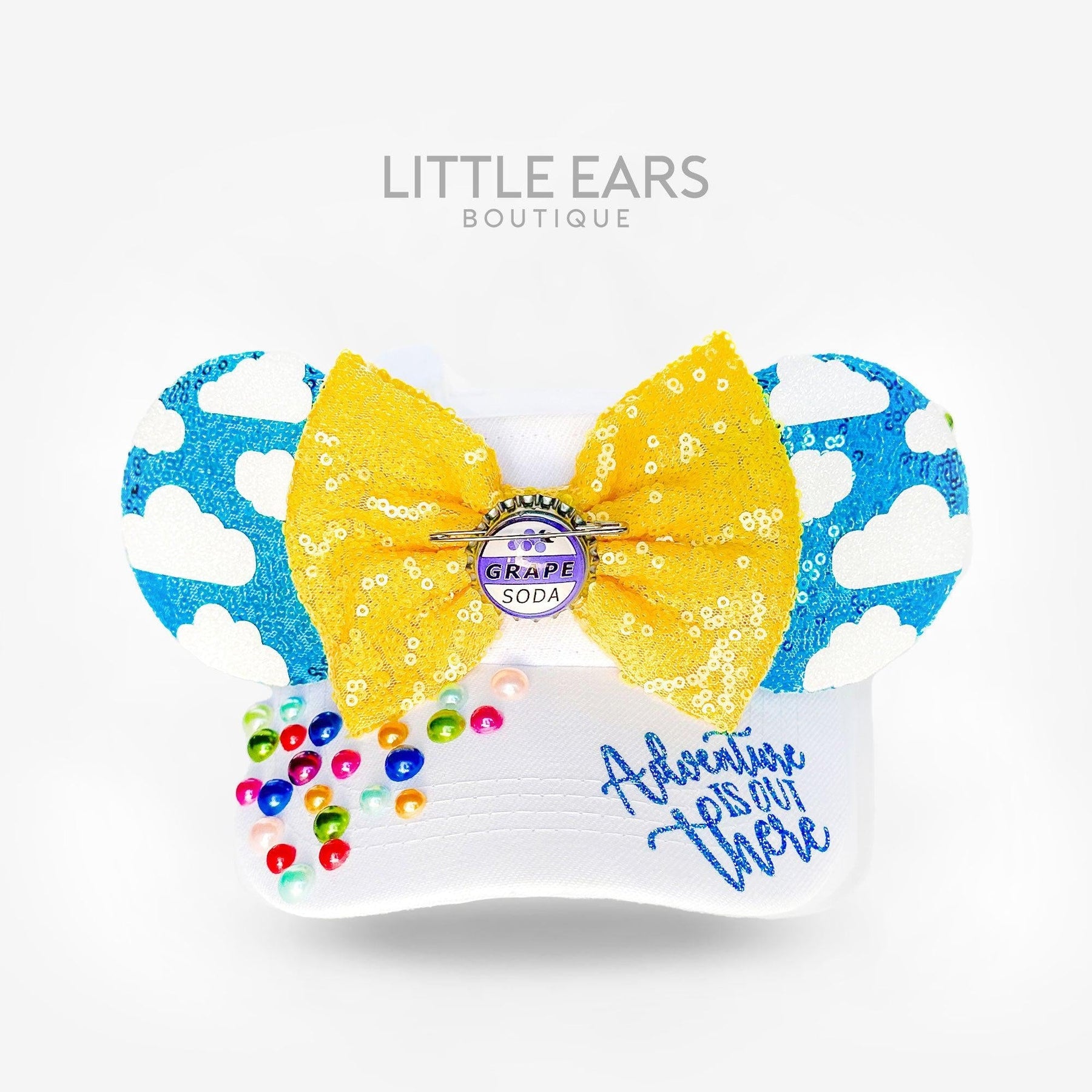 Up Visor by Little Ears Boutique, custom hat main product photo
