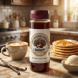 Honey Trio 3-Pack Gift Set - Raw, Hot & Vanilla Honey | Small Batch Farm Grown | Lady May