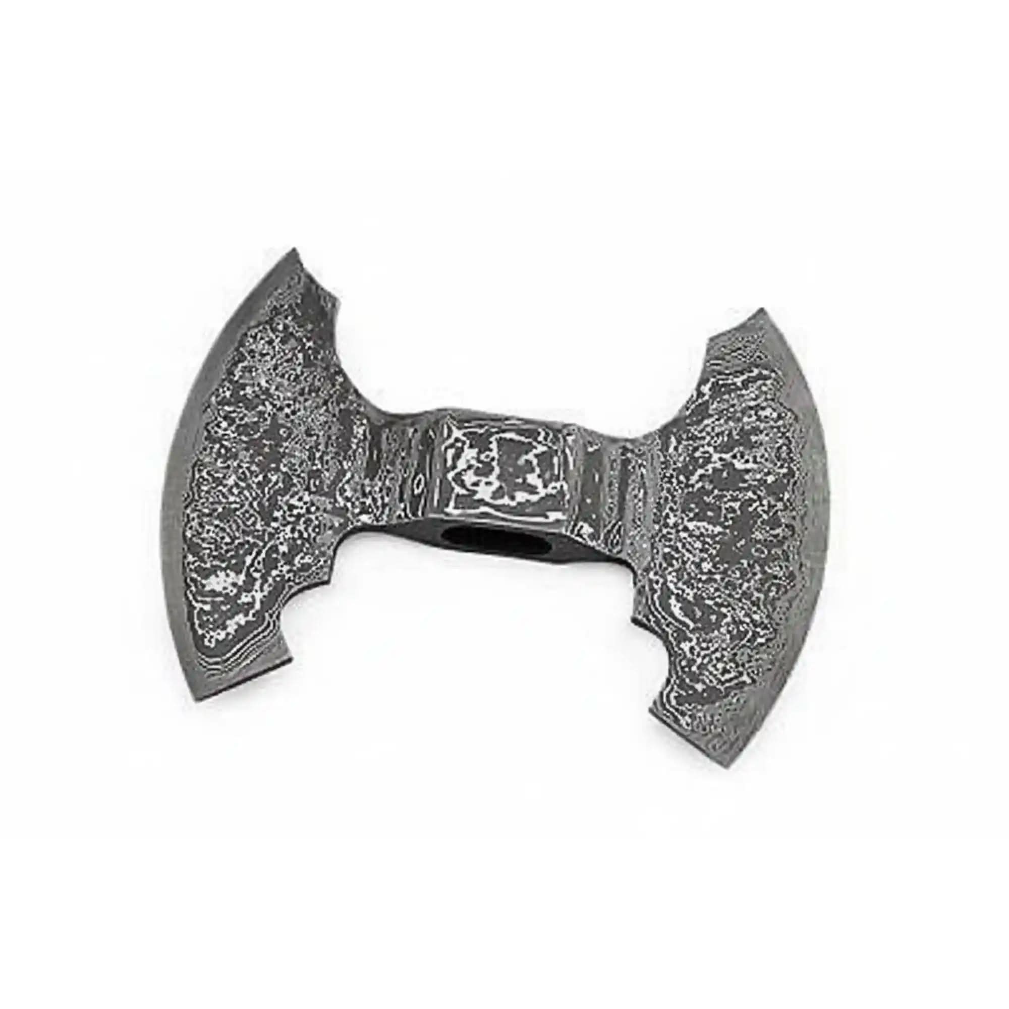 Custom Handmade Damascus Steel Double Headed Blank Axe Head – Functional Viking Tomahawk Blank for Custom Handle Builds | JW SteelCrafts by JW SteelCrafts, Southern lifestyle