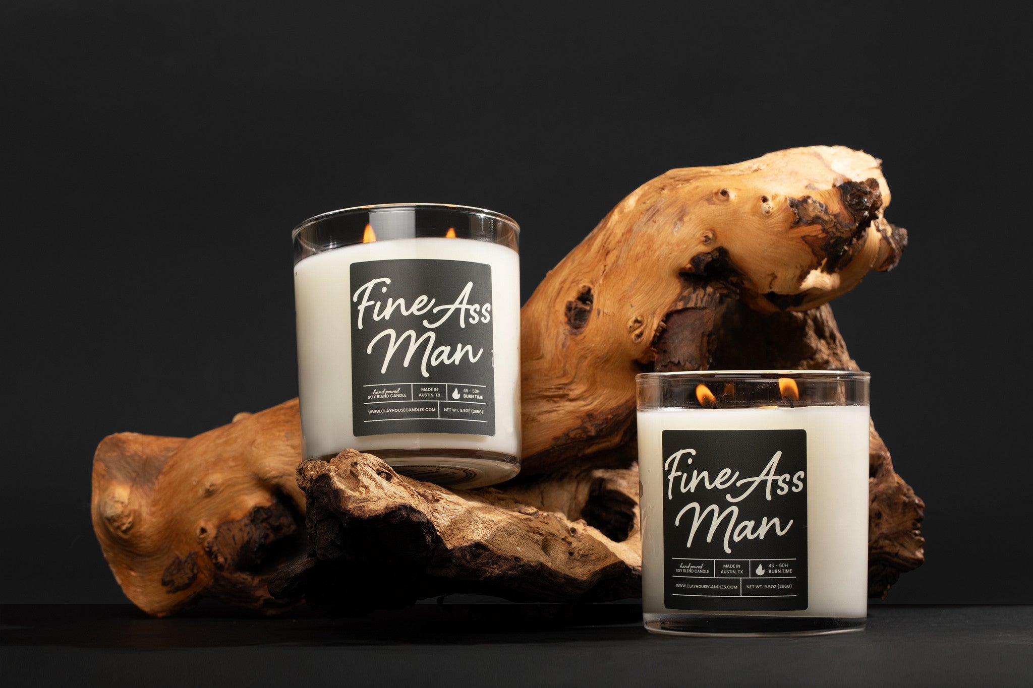Fine Ass Man Container Candle by Clay House Candles image 1
