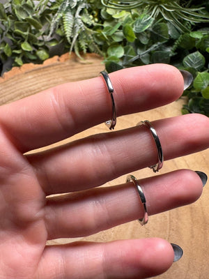 White Moonstone Snake Ring Adjustable
