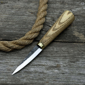 Whittling Sloyd Knife with Leather Sheath, 7.5 cm (2.95 inches)