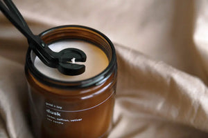 Wick trimmer by gold + ivy, scented candle detail photo 3