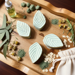 SynEb French Green Clay Travel & Gift Bar - Mini Detox Soap - The Clay Collection
