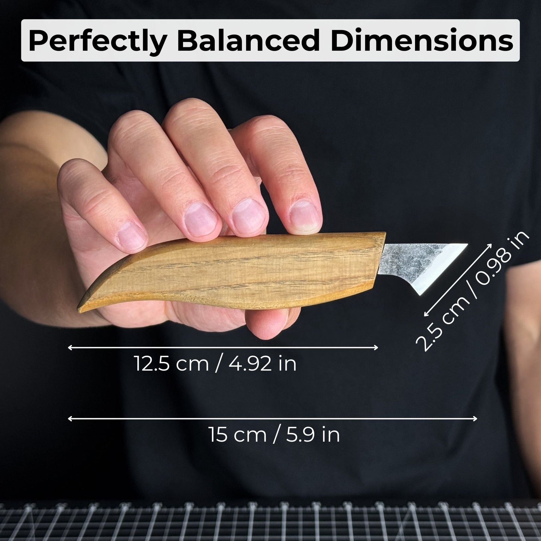 Wood Carving Knife, 2.5 cm (1 inch)