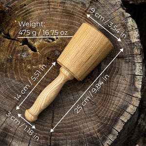 Wooden Mallet 16.75 oz for Woodworking and Carving