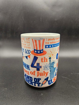"God Bless America" 15oz Ceramic Coffee Mug
