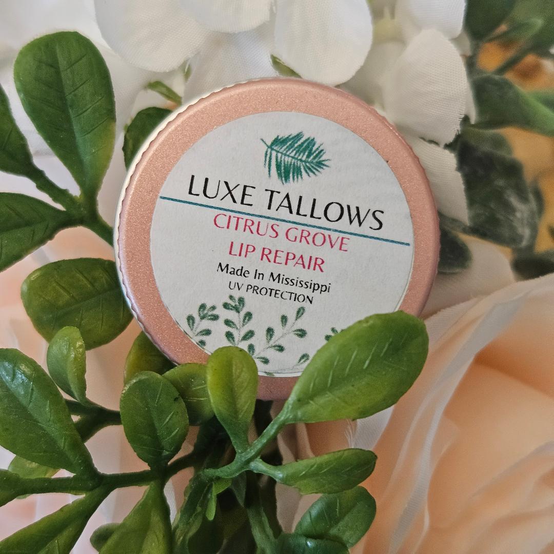 Luxe Tallows Citrus Grove Lip Repair & Protection — Tallow Lip Balm | .50 oz