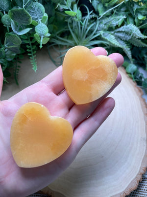 Squid Games Yellow Calcite Dalgona Cookie Heart