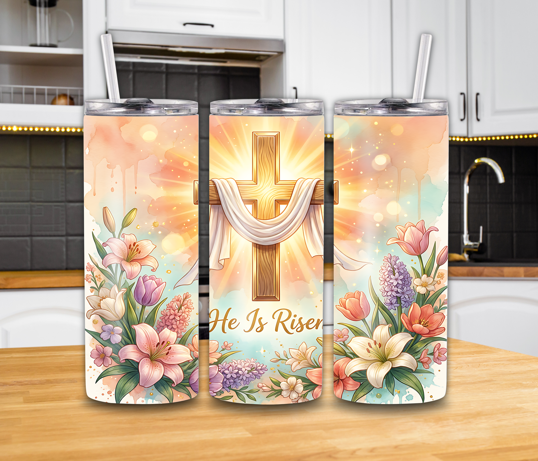 "He Is Risen" 20oz Tumbler