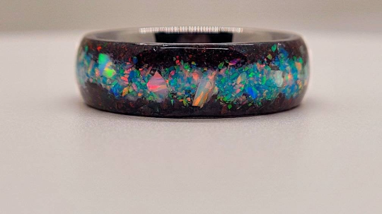 The Zeus Ring by Cotton Street Art Company, handmade jewelry detail photo 2